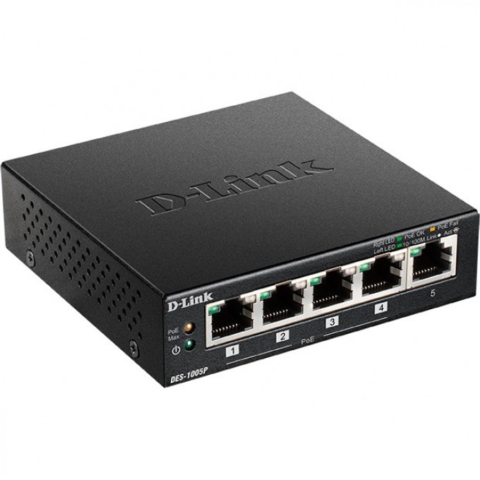 Коммутатор D-LINK DES-1005P Коммутатор D-LINK DES-1005P