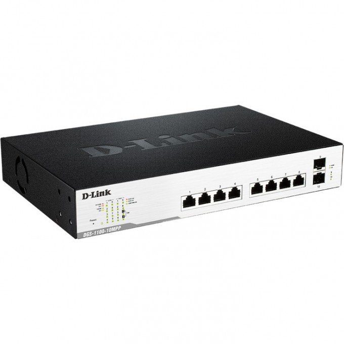 Коммутатор D-LINK DGS-1100-10MPP Коммутатор D-LINK DGS-1100-10MPP
