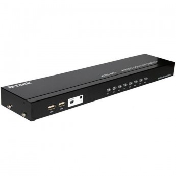 KVM-переключатель D-LINK KVM-440/C3A 8-портовый KVM-переключатель с портами VGA и 4 портами USB