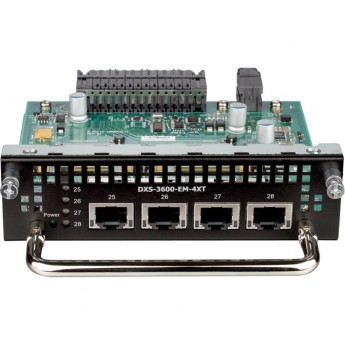 Модуль расширения для коммутаторов D-LINK DXS-3600-EM-4XT Модуль расширения для коммутаторов D-LINK DXS-3600-EM-4XT