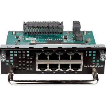 Модуль расширения для коммутаторов D-LINK DXS-3600-EM-8T Модуль расширения для коммутаторов D-LINK DXS-3600-EM-8T
