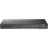 Настраиваемый L2+ коммутатор D-LINK PROJ с 12 портами 10GBase-T, 2 портами 10GBase-X SFP+ и 2 комбо-портами 10GBase-T/SFP+ DXS-1210-16TC/B1A