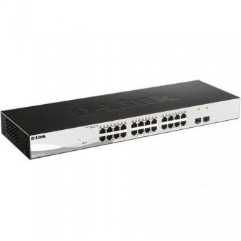 Управляемый L2 коммутатор D-LINKDGS-1210-26/FL2A с 24 портами 10/100/1000Base-T и 2 портами 1000Base-X SFP Управляемый L2 коммутатор D-LINKDGS-1210-26/FL2A с 24 портами 10/100/1000Base-T и 2 портами 1000Base-X SFP