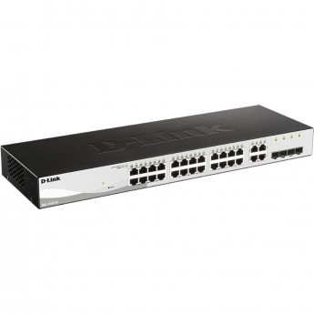 Управляемый L2 коммутатор D-LINK DGS-1210-28/FL2A с 24 портами 10/100/1000Base-T и 4 комбо-портами 100/1000Base-T/SFP Управляемый L2 коммутатор D-LINK DGS-1210-28/FL2A с 24 портами 10/100/1000Base-T и 4 комбо-портами 100/1000Base-T/SFP