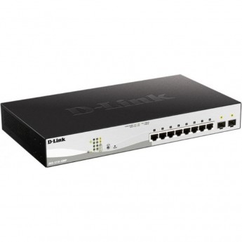 Управляемый L2 коммутатор D-LINK DGS-1210-10MP/FL2A с 8 портами 10/100/1000Base-T и 2 портами 1000Base-X SFP (8 портов PoE 802.3af/at, PoE-бюджет 130 Вт) Управляемый L2 коммутатор D-LINK DGS-1210-10MP/FL2A с 8 портами 10/100/1000Base-T и 2 портами 1000Base-X SFP (8 портов PoE 802.3af/at, PoE-бюджет 130 Вт)